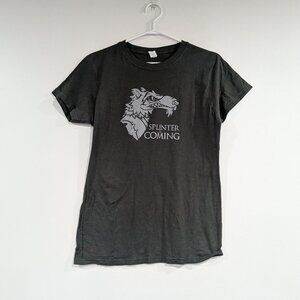 *3/$10* Ninja Turtles Game of Thrones "Splinter is Coming" Tee Grey Size XL